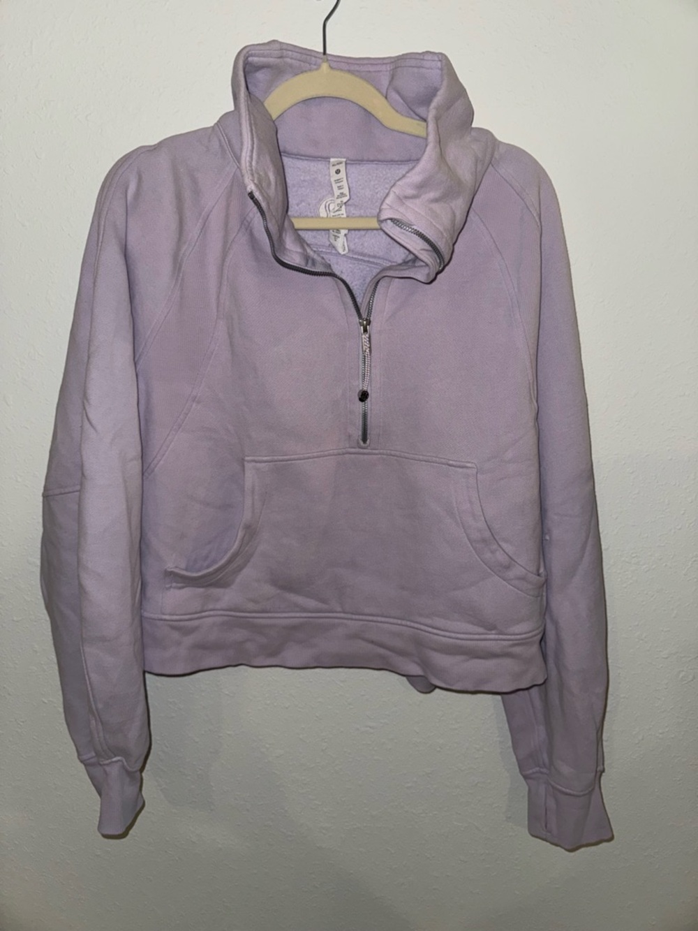 Lululemon Women's Lavender Half-Zip Pullover Sweatshirt